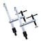 Powertec 2PK Welding Clamp T-Handle - 8in Max Opening, 4in Throat Depth - Fits 5/8in (16mm) Holes, 2PK 72244-P2 - alternate 1