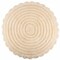 Lavish Home Bathroom Rugs 2 Woven Cotton Bath Mat Set for Boho Decor Round Rugs for Shower, Tub, Toilet, Vanity HT-BATH4-NT - alternate 1