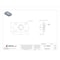 Zoro Select Tab Weld Nut, 1/4"-20, Steel, 1/2 in Wd, 13/16 in Lg, 1/32 in Ht, 50 PK 1LAJ9 - alternate 2