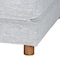 Baxton Studio Sabriel Modern Light Grey Fabric Convertible Sleeper Ottoman 254-14004-ZORO - alternate 4