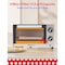 Betty Crocker 9L Toaster Oven, 2-Slice Toaster with Chrome Plated Front, Stainless Steel Handle BC-5665B - alternate 9