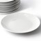 Elama Porcelain 12 Piece Large Round Dinner Plate Set in White EL-2024-DPR - alternate 4