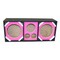 Deejay Led Two 10-in Woofers plus Two Tweeters and One Horn PINK Empty Chuchera Speaker Enclosure w/Dual Port D10T2H1PINK - alternate 5