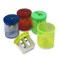 Eisen Two-Hole Pencil Sharpener with Receptacle, Assorted Colors, 6PK ESN-513 - alternate 3