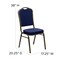 Flash Furniture Navy Blue Fabric Banquet Chair, PK4 4-FD-C01-GOLDVEIN-S0810-GG - alternate 8