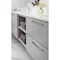 Amerock Overton 11-5/16 in 288 mm Center-to-Center Black Chrome/Brushed Gold Cabinet Pull BP36685BCRBGL - alternate 3