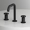 Vigo Cass Two Handle Three-Hole Widespread Bathroom Faucet in Matte Black VG01301MB - alternate 5