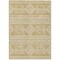Homeroots 9' X 12' Gold And Ivory Southwestern Washable Indoor Outdoor Area Rug 593682 - alternate 1