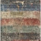 Homeroots 5' X 8' Fern Green Black And Terra Cotta Striped Washable Indoor Outdoor Area Rug 605980 - alternate 6