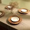 Homeroots 13" Brown Solid Wood Laurel Handmade Round Charger Plate 633185 - alternate 5