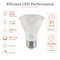 Euri Lighting PAR20 LED Bulbs, 5.5W, 500 lm, 50W Eq., 2700K, E26, Dimmable, CEC/JA8/UL, 2PK EP20-5.5W5020cec-2 - alternate 2