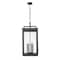 Z-Lite Hartwell 6-Light Outdoor Chain Mount Ceiling Fixture, 15 in W, Sand Black 5019CHXXL-BK - alternate 4