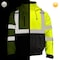 Dome75 Hi-Vis Bomber Jacket, Polyester, Class ANSI/ISEA 107-2020 Class 3 Type R, HiVis Yellow/Black Bottom DJB3832 - alternate 4