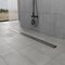 Kingston Brass 48-Inch Stainless Steel Linear Shower Drain with Reversible Tile Insert and Flat Grate BSF4820 - alternate 3