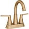 Moen Mikah 2-Handle High Arc Bathroom Faucet Bronzed Gold 84311BZG - alternate 1