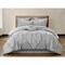 Homeroots Gray Queen Polyester 180 Thread Count Washable Down Comforter Set 528918 - alternate 7