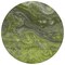 Homeroots 8' Olive Green And Lime Green Round Abstract Washable Indoor Outdoor Area Rug 577831 - alternate 5
