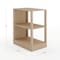 Martha Stewart Kayden Single-Drawer Desk w/2 Tier Shelf in Light Natural w/Brushed Gold Hardware KHO-23042-TBSF-LNT-GLD-MS - alternate 7