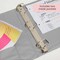 Bazic Products Slant D Ring View Binder with 2 Pockets, 2", Gray 4151 - alternate 3