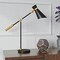Homeroots 30" Black and Gold Metal Desk Table Lamp With Black Cone Shade 524316 - alternate 6