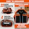 Av Steel Tool Bag, 26 Pockets, Polyester, 16 in. L x 8.6 in. W x 10.6 in. H, Foldable, Open Top AV-700200 - alternate 3
