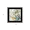 Homeroots Sea glass Garden II 3 Black Framed Print Wall Art 406881 - alternate 3