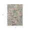 Homeroots 3' X 5' Sage Gray And Plum Abstract Washable Indoor Outdoor Area Rug 630903 - alternate 4