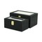 Homeroots 10" Black Solid Wood Box 489364 - alternate 4