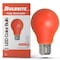 Bulbrite 25W Equivalent Ceramic Red Color A19 Weatherproof Outdoor E26 Medium Base FloodLED Light Bulb, 10PK 862312 - alternate 3