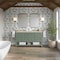 James Martin Vanities Breckenridge 60" Double Vanity, Smokey Celadon, w/ 3 CM Tajnar Eclos Top 330-V60D-SC-3TJR - alternate 6
