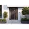 Vdomdoors Aluminum Door Cynex 6777 Brown Entry Steel Metal Modern Painted W32+14xH80+14 Left Inswing CYNEX6777EXD-BRW-W32+14xH80+14-LH-I - alternate 3
