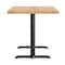 Flash Furniture Bennett 30 in x 48 in Solid Wood Indoor Tabletop in Natural with Dual 5 in x 22 in Dining GSF-REC3048-NAT-T0522-GG - alternate 6