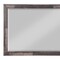 Homeroots 36" Brown Wood Framed Mounted Dresser Mirror 485896 - alternate 3