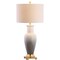 Jonathan Y Dip Dye 31.5" Ceramic LED Table Lamp, White/Grey JYL3017B - alternate 1