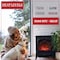 Northwest Classic Electric Fireplace Freestanding Indoor Wood Stove Heater for Living Rooms, Bedrooms 80-WSD013 - alternate 6