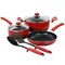 Oster 7 Piece Non Stick Aluminum Cookware Set in Red 128653.07 - alternate 1