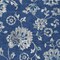 Homeroots 8' X 10' Navy Blue And Gray Floral Washable Indoor Outdoor Area Rug 589485 - alternate 6