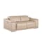 Homeroots 80in Beige and Silver Leather Power Reclining Loveseat 643816 - alternate 5