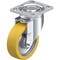 Blickle Swivel Plate Caster, PU, 5", 1100 lb., Caster Load Rating Range: Heavy-Duty LH-GTH 125K-14 - alternate 1