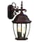 Homeroots Three Light Dark Brown Wide Hanging Lantern Wall Light 398383 - alternate 3
