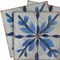 Homeroots 4" x 4" Blue Vinyl Arabesque Peel And Stick Removable Tiles 628722 - alternate 5