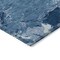Homeroots 5' X 8' Navy Blue And Blue Abstract Washable Indoor Outdoor Area Rug 609257 - alternate 5