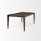 Homeroots 72" Dark Brown Wood Dining Table 604017 - alternate 4