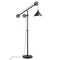 Homeroots 70" Black Reading Floor Lamp With Black Cone Shade 523360 - alternate 5