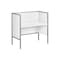 Monarch Specialties Office Cubicle, 23.5 in D X 46.25 in W X Particle Board, Hollow-Core, Laminate, Mdf, Metal, Plastic I 7729 - alternate 2