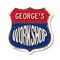 Signmission George's Workshop, 6 Inch X 6 Inch, Plastic Sign SHI-P-6-489-GEORGE - alternate 1