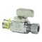 Viega PureFlow 1/2 in. x 1/4 in. Zero Lead Press Stop Valve Straight Chrome 94031 - alternate 2