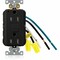 Leviton SmartlockPro GFCI 15A TR/PI Black GFTR1-5LE - alternate 1