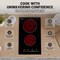 Anzzi 12 in. 2 Elements Glass Top Radiant Electric Cooktop in Black w/ 1800W, Auto-Off, & Heat Indicator AZ-CKTEL01 - alternate 3