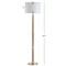 Jonathan Y Gregory 60.5" Metal/Marble LED Floor Lamp, Brass Gold/White JYL1088A - alternate 6